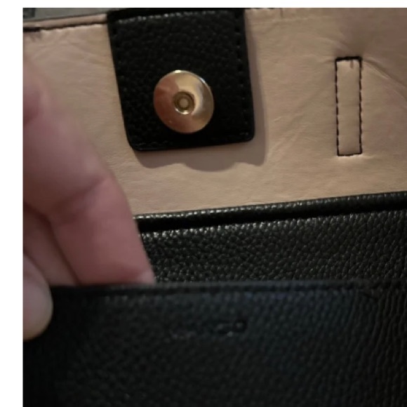 MANFO Floral Embroidered Black Tote Bag - Picture 6 of 7